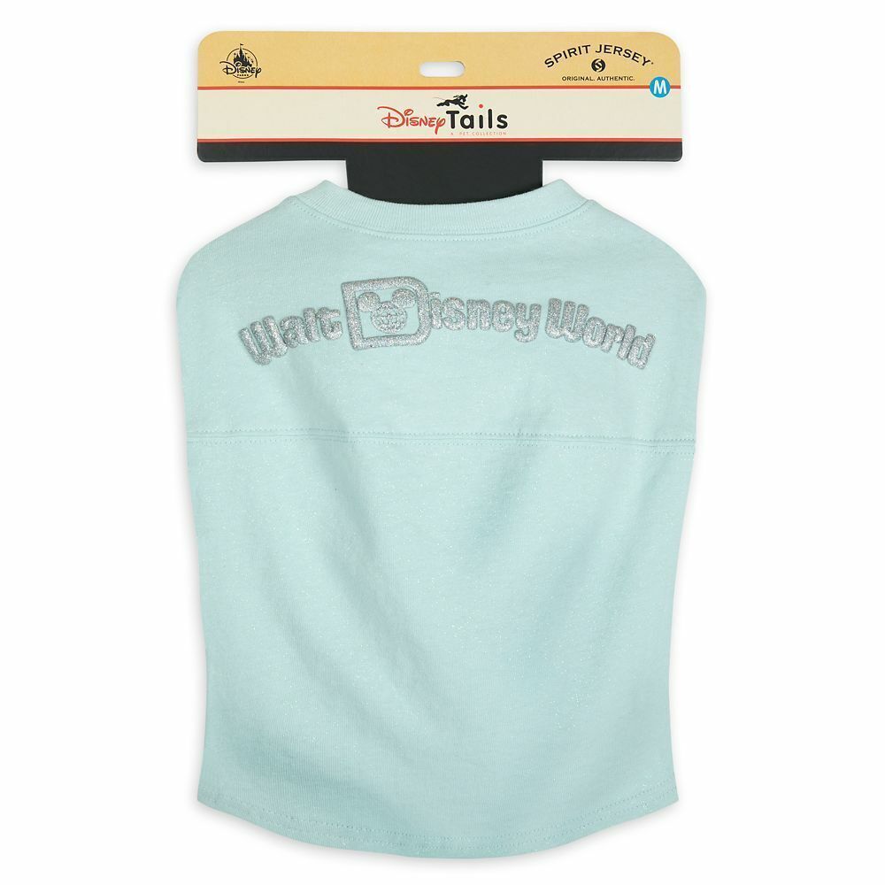 Disney Parks Disney Tails Pet Dog Spirit Jersey Arendelle Aqua Medium NWT